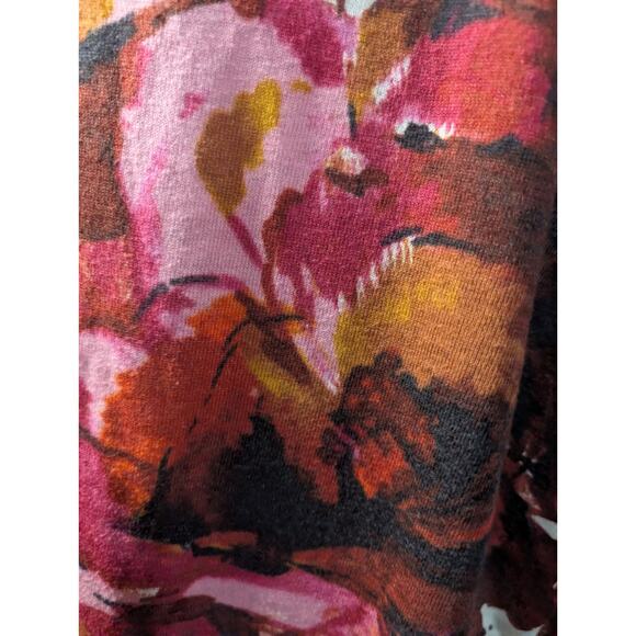 Lane Bryant Cardigan Sweater Women's Plus Size 22/24 Multicolor Bloomcore Shirt - Picture 6 of 13